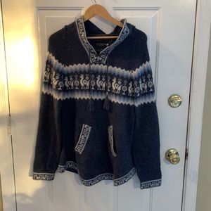 Alpaca Connection Peruvian hooded sweater